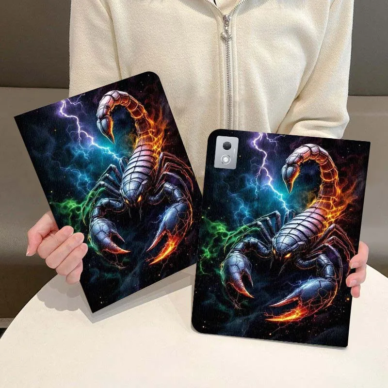 

Burning Scorpion Lightning Tablet Case For Legion Xiaoxin Pad P12 Pro Y900 GT 2023 2025 12.1 12.7 14.5 inch