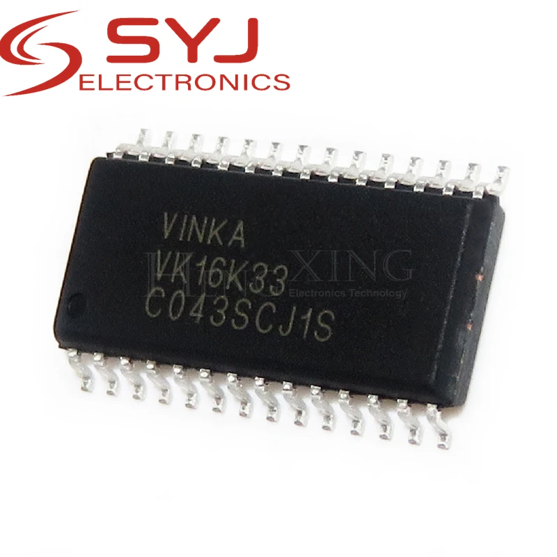 

5pcs/lot HT16K33 SOP-28 VK16K33 SOP28 16K33 SOP SOP-28 In Stock