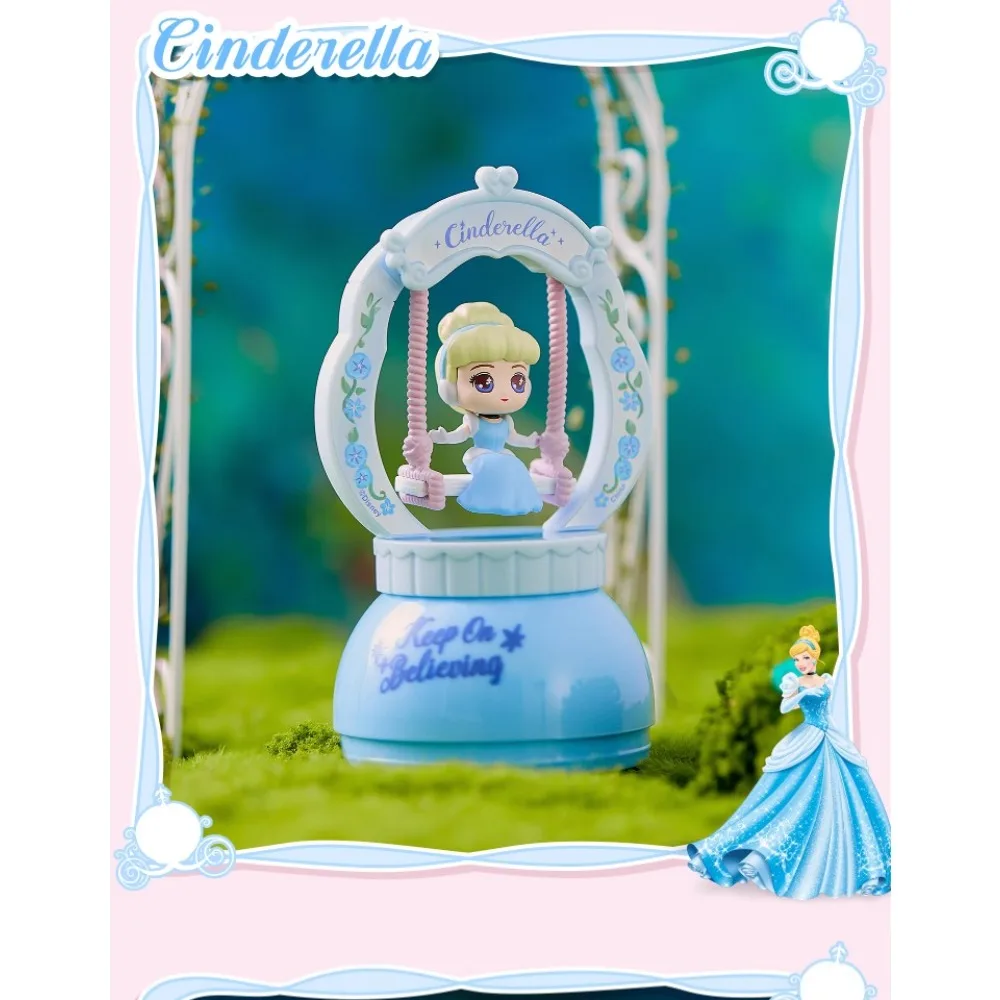 Disney Princess Series Exquisite Fairy Tale Swing Twist Egg Cute Assembled Toy Pendant Children's Day Internet Celebrity Gifts