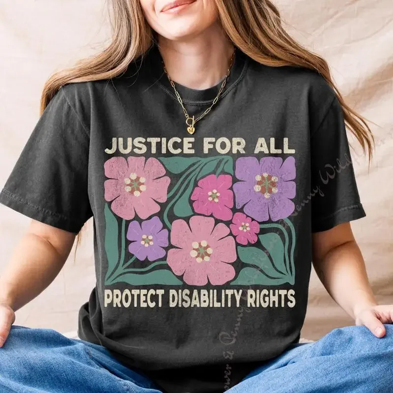 Inclusive T Shirt Disability Rights Pride Inclusion Equality Autism Acceptance Liberal Teacher Comfort Colors 276
