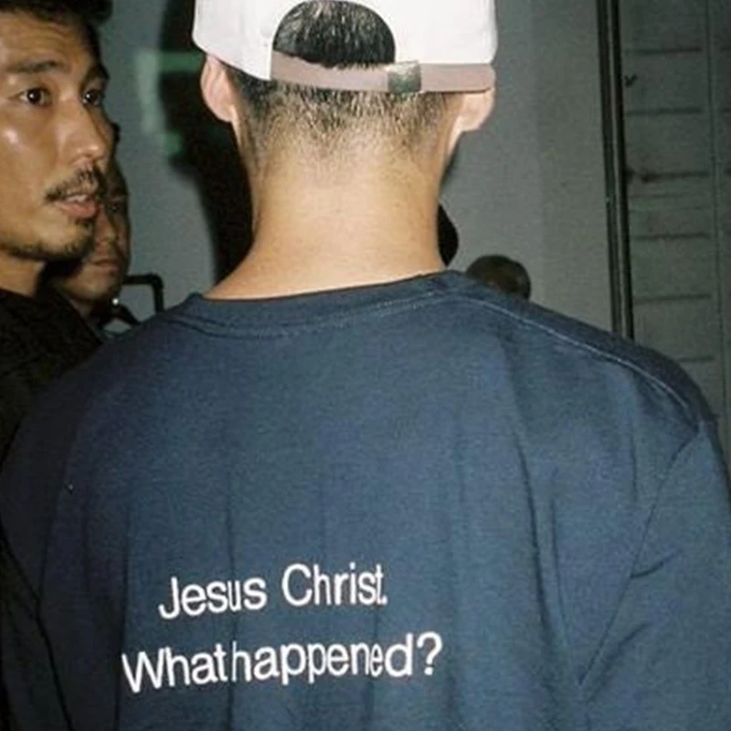 

Jesus Christ What Happened Graphic T Shirts Women Cotton O Neck Streetwear Trendy Fashion T-shirt Unisex 2000s Grunge Tops