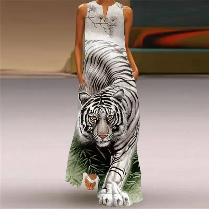 เดรสยาวสง่างามของผู้หญิงเดรส gamis pesta สายเดี่ยวทรงหลวมผ้าจีบสุดเซ็กซี่ลายดอกไม้สไตล์วินเทจลาจขนาดใหญ่ฤดูร้อนขนาดใหญ่