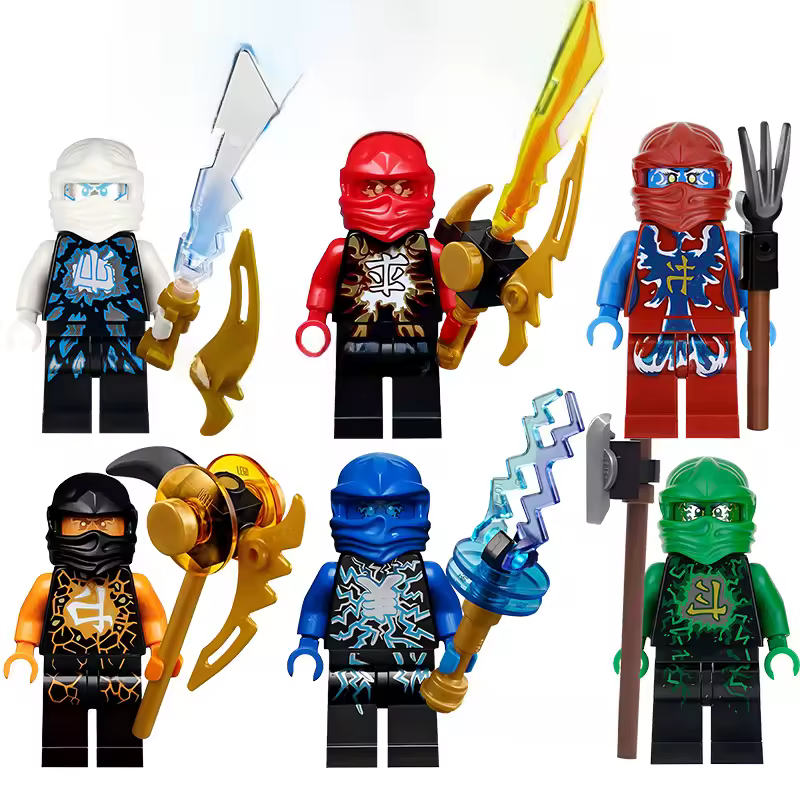 히든 닌자 아일랜드 블록 캐릭터 세트 이미지