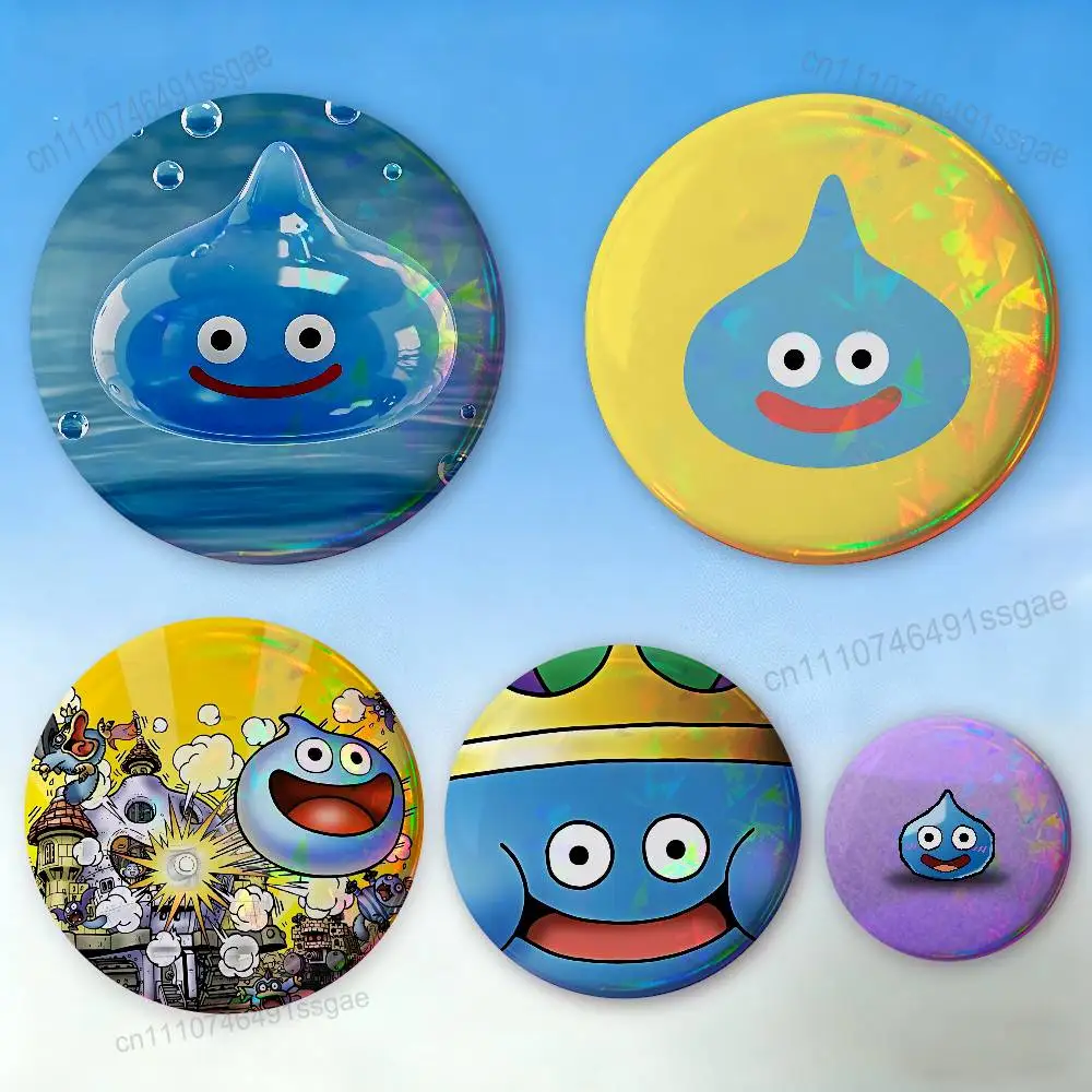 

D-Dragon Q-Quest Slime Badge Pins For Friend, Backpack, Clothing, Collectible Accessories, Jewelry Gift