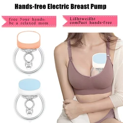 パルスラ10装着可能な搾乳器ワイヤレス電気ポータブル母乳育児ポンプ、胸当てに装着可能