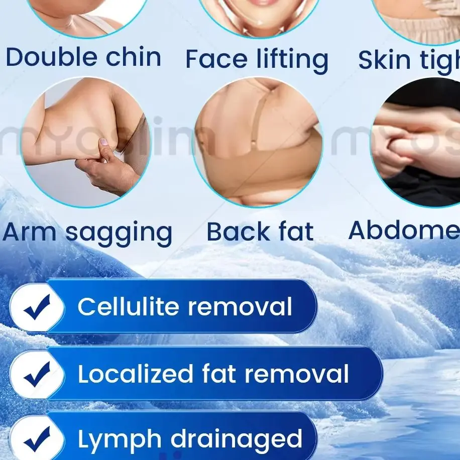 360° Fat Freezing Body Slimming Machine Effective Weight Loss Cellulite Removal Vacuum Cavitation System Beauty Salons Spas Use