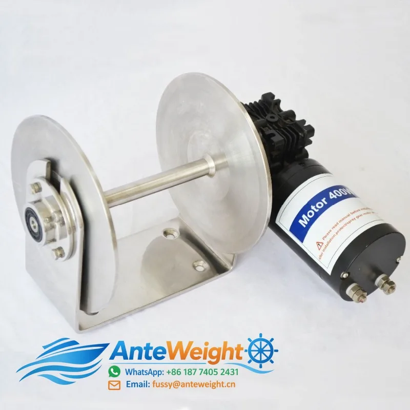 12V/24V 400W Drum Winch Electric Anchor Winch