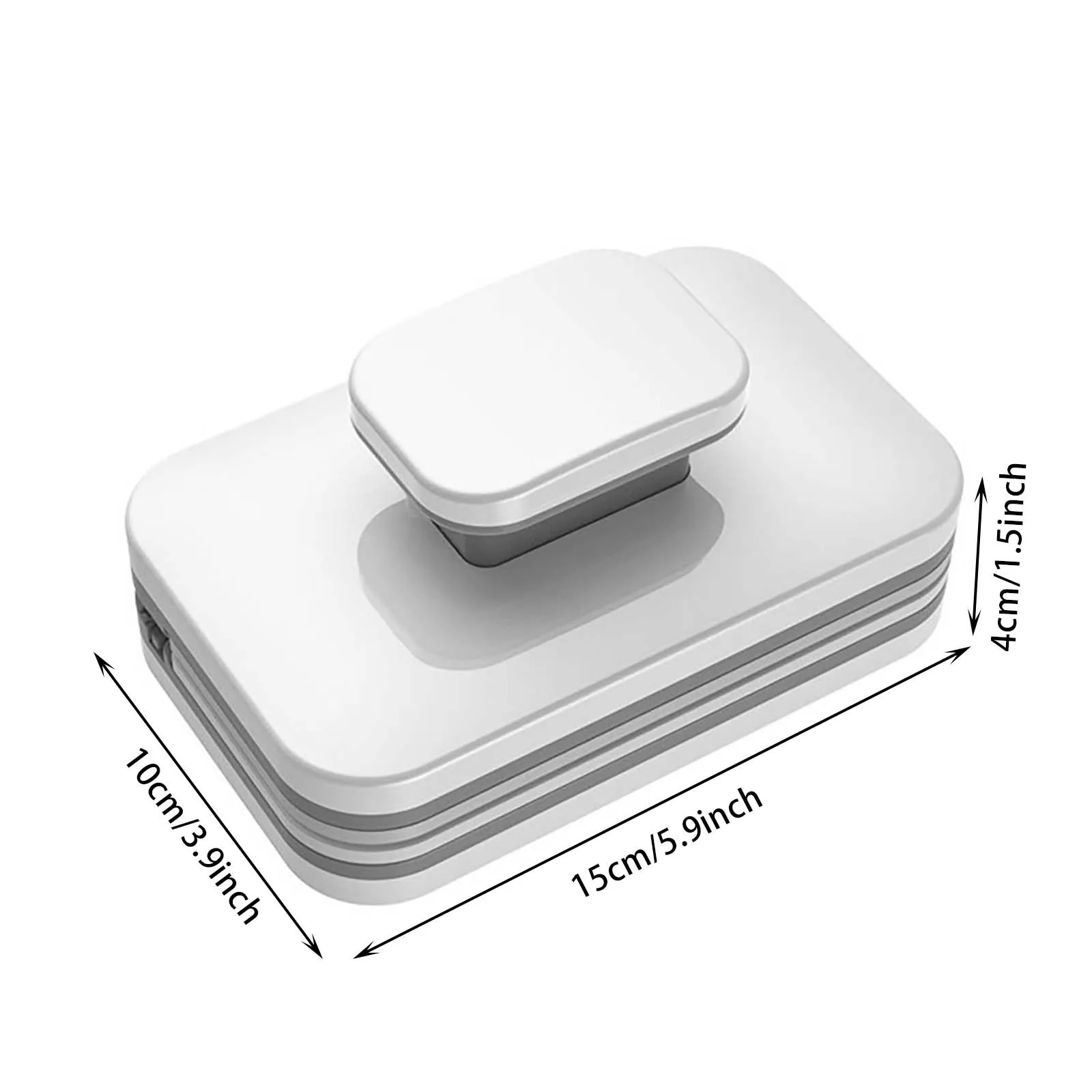 Tergicristallo per superfici in vetro strumento di pulizia magnetico su entrambi i lati spugna detergente per finestre magnete per la casa