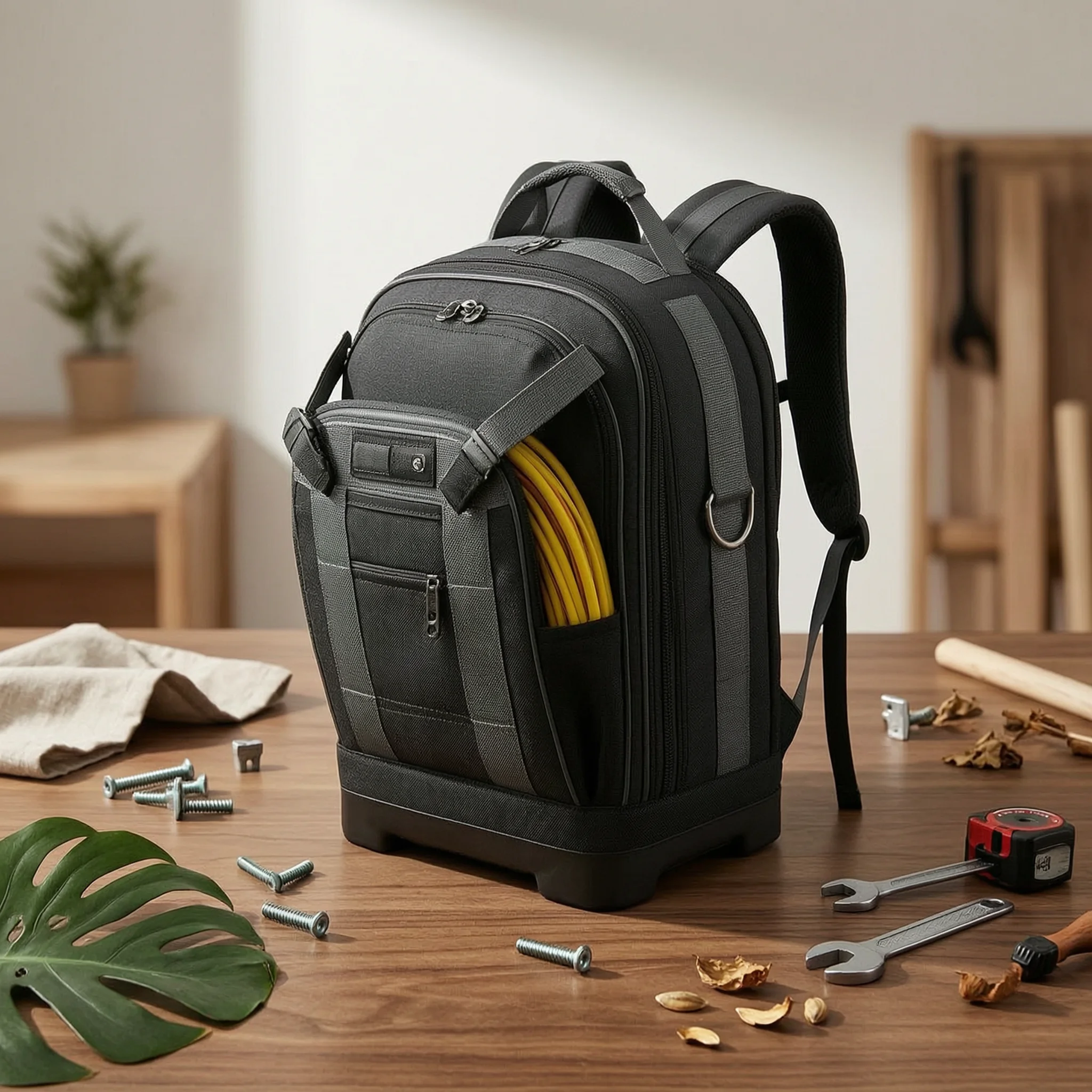 tool-backpack-with-molded-base-multi-pocket-tool-backpack-organizer-structured-wear-resistant-for-electricians-job-sites