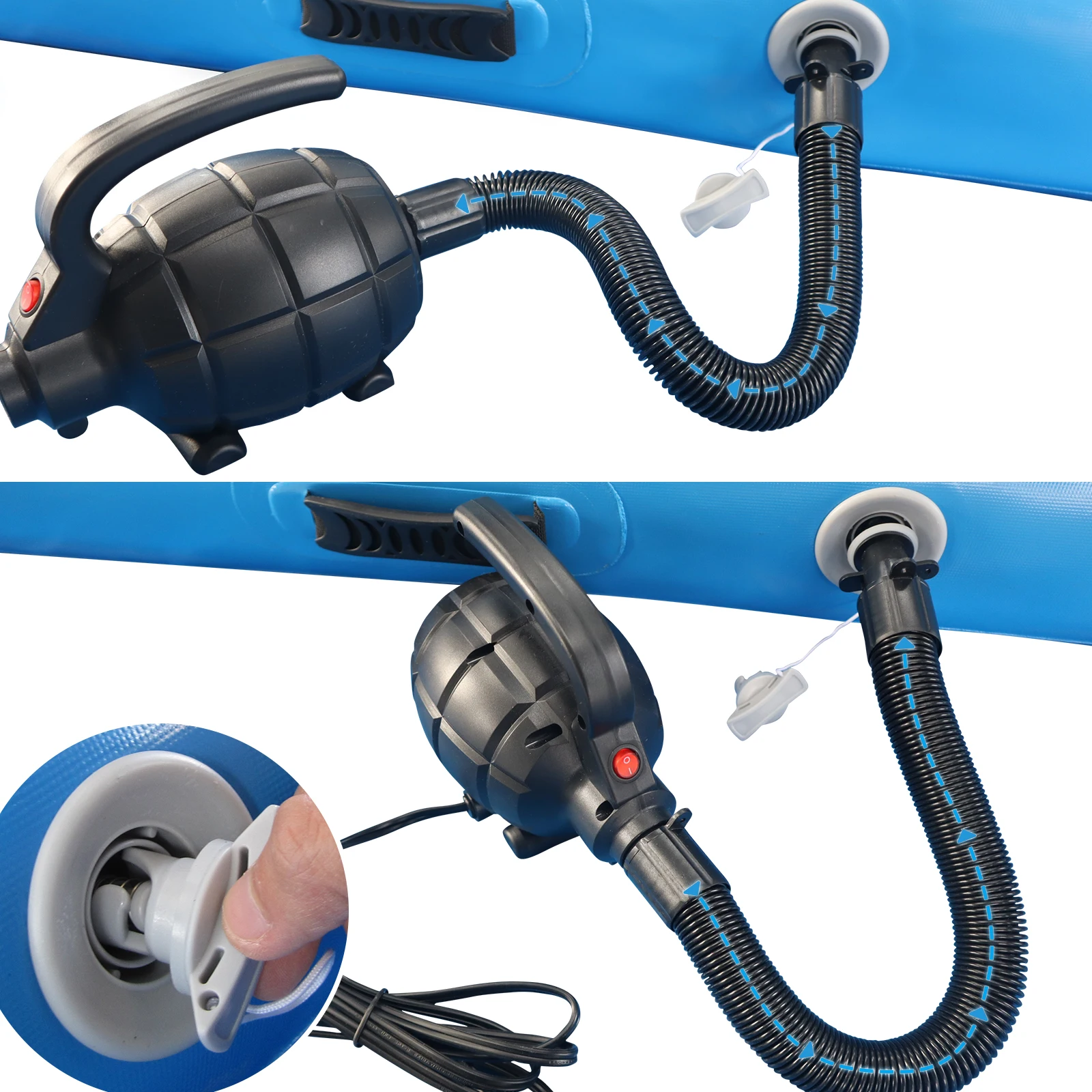 المصنع مباشرة 2m 3m 4m 5m 6m 12m PVC نفخ سجادة رياضية المسار الهوائي تراجع فراش أجهزة لياقة بدنية منزلية الجمباز اليوغا حصيرة #2