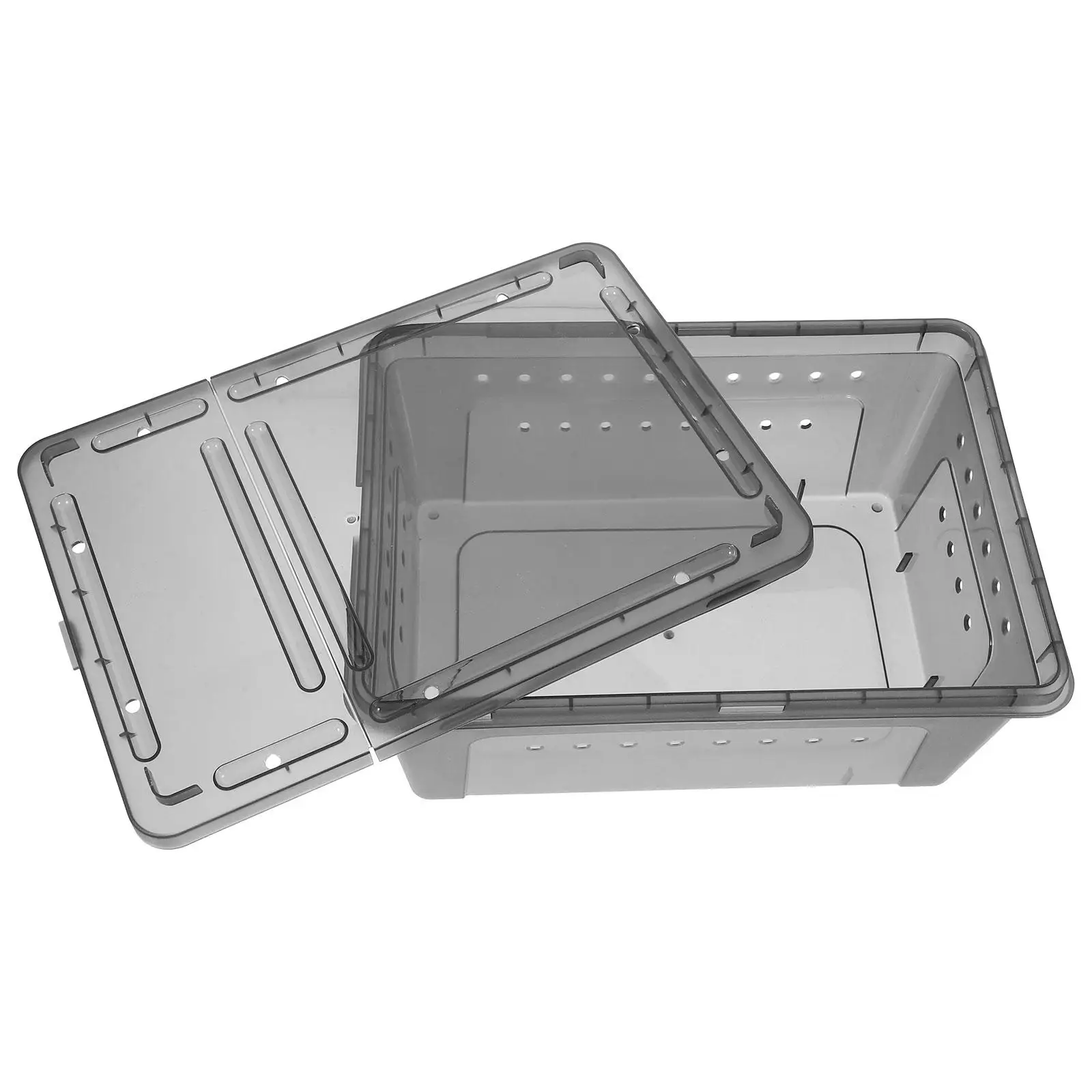 

Spider Terrarium Reptile Feeding Box Small Animal Container Durable Material Breathable Design Perfect for Spiders Geckos
