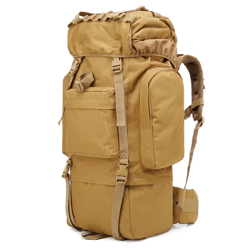 

Hiking Backpack for Men 60L Anti splash scratch resistant Camping Bag Military Rucksack Molle 3 Days Assault Pack for Climbing