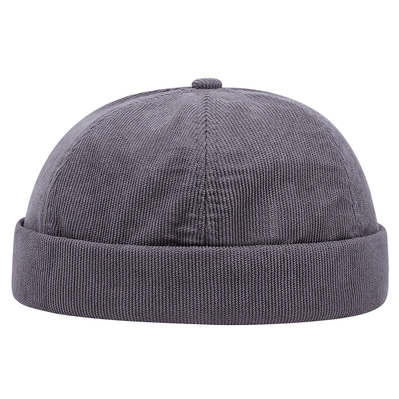 Frühling Und Sommer Neue Casual Vermieter Hut Straße Melone Haut Flut Hüte Ohne Krempe Retro Hip Hop Cap Männer Und Frauen Universal kappe