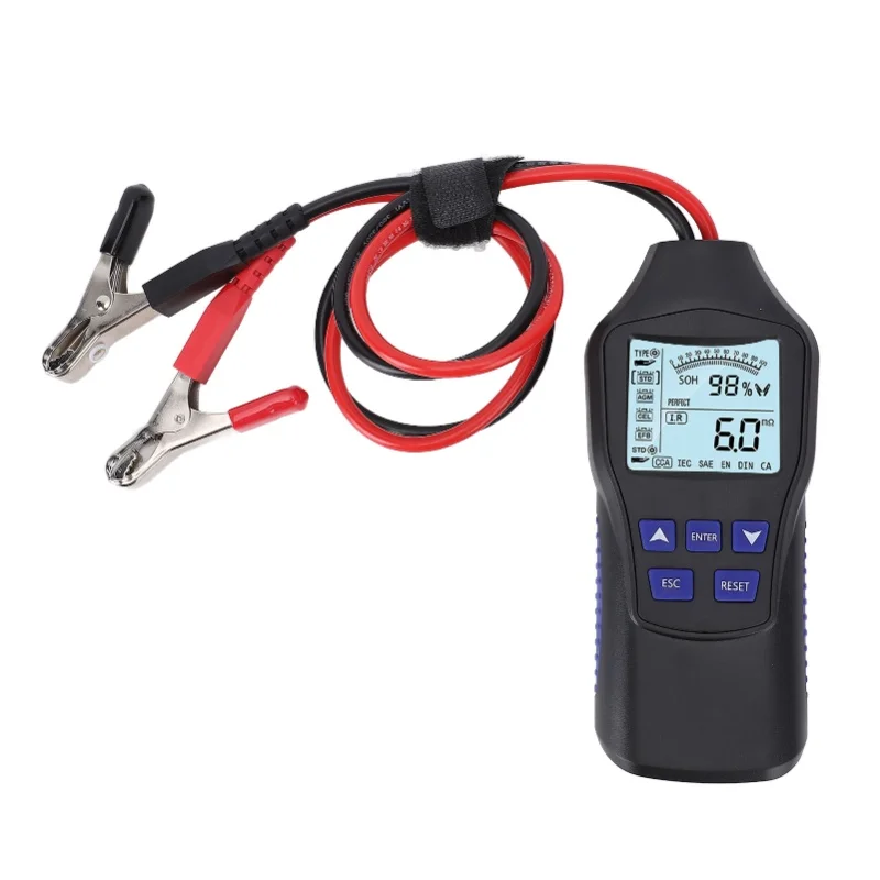 

Car Battery Tester 12V 24V LCD Display Voltage Current Detection Automotive Alternator Tester For Motorcycle Truck Boat RV