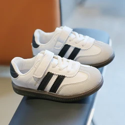 Children's White School Tennis Shoes Non-slip Versatile Kids Shoes for Boy Soft Bottom Causal Girls Fashion Outdoor Sneakers Hot