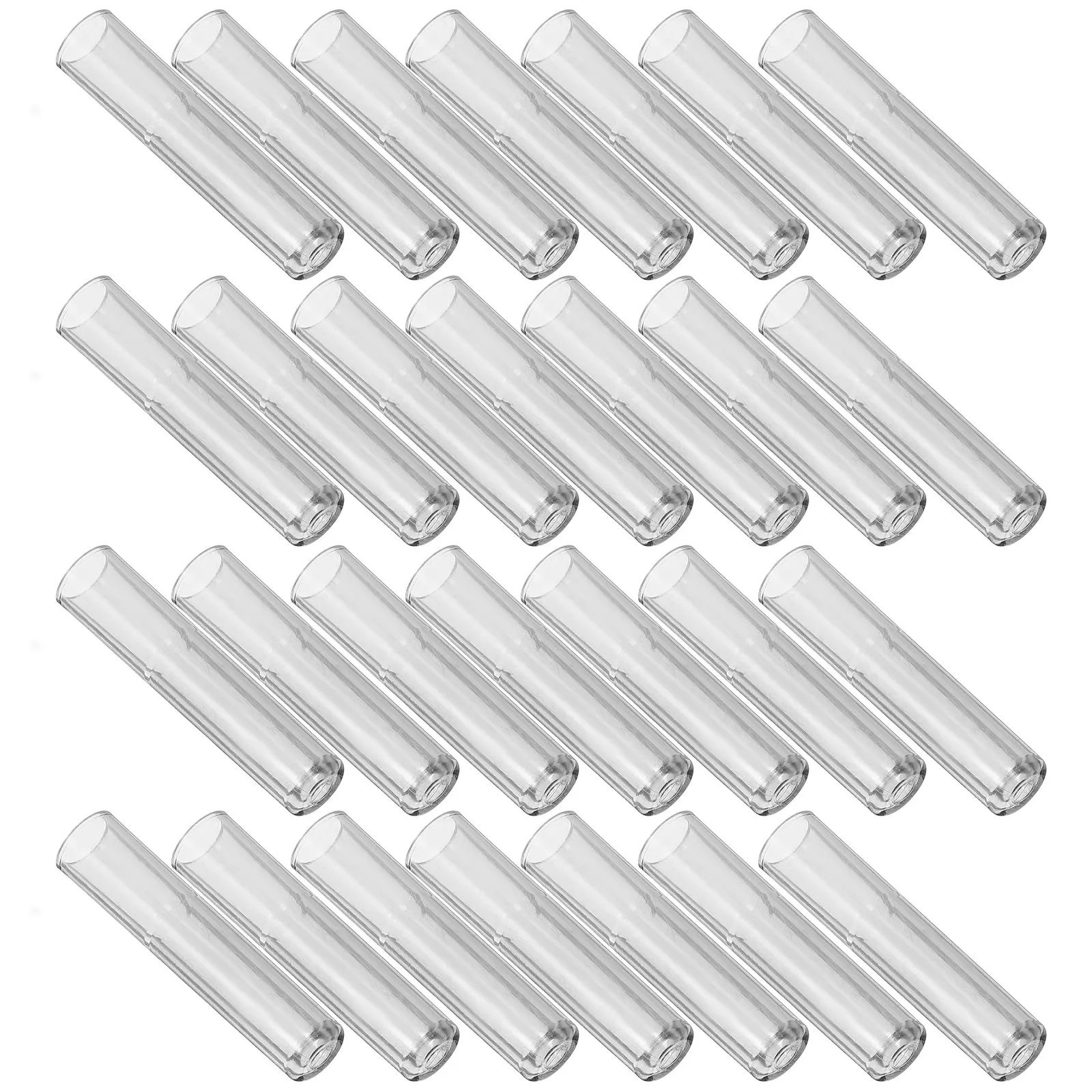 50Pcs Clear Pencil Caps Transparent Plastic Pencil Tip Protector Covers Extender Function Safe for Students School Home