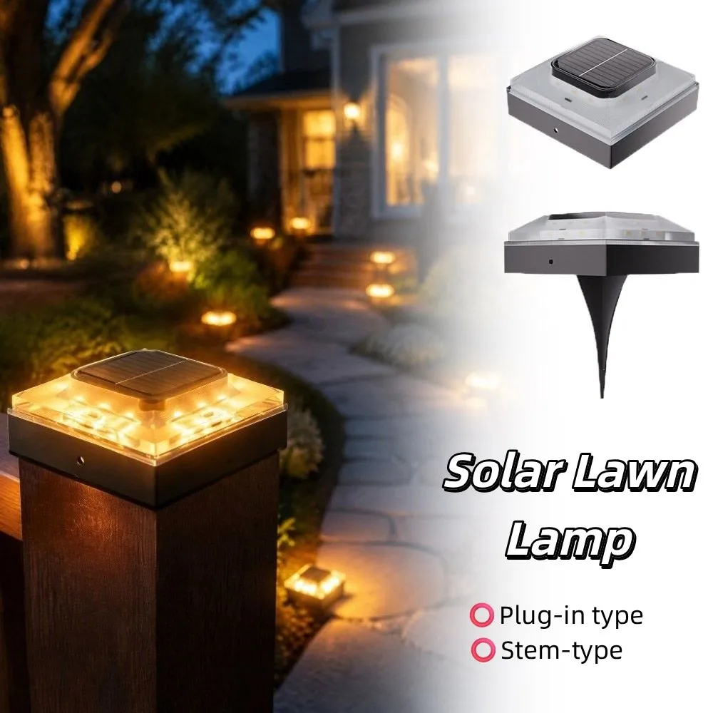 Decor Waterproof Solar Lawn Lights Auto On/Off Outdoor Waterproof Outdoor LED Garden Lights LED Solar LED Lawn Lights Garden