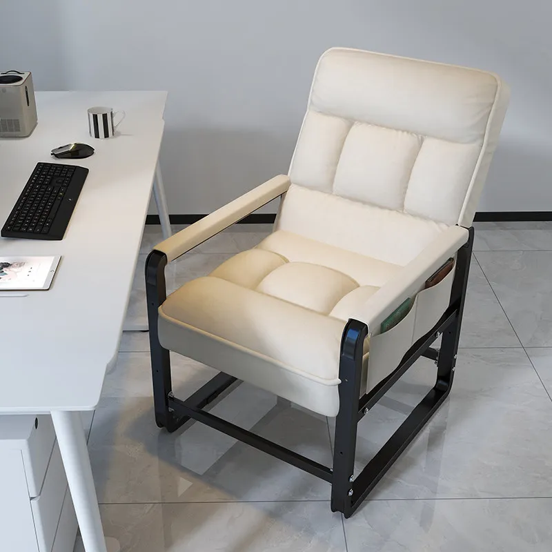 

Reclining chair office lunch break folding chair computer chair can sit and lie down dual-purpose lazy sofa chair with backrest