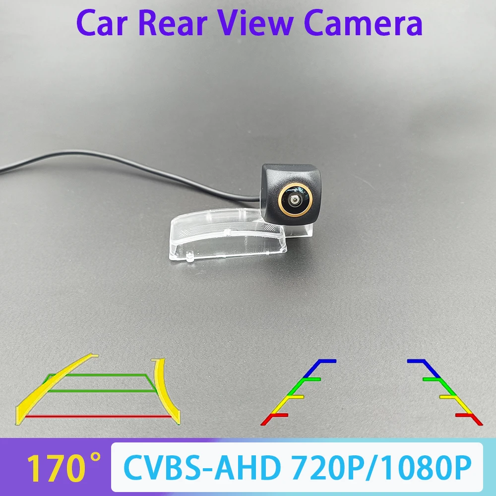 170 Degree AHD 1080P CVBS Car Camera For Toyota Agya Wigo Daihatsu Ayla 2017-2023 Perodua Myvi 3 HD Night Vision Track/Ruler