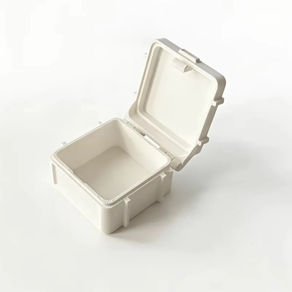 1Pcs Stackable Design Small Hardware Storage Box PET Material Compact Size Stackable Storage Box Sealed Bayonet Lid