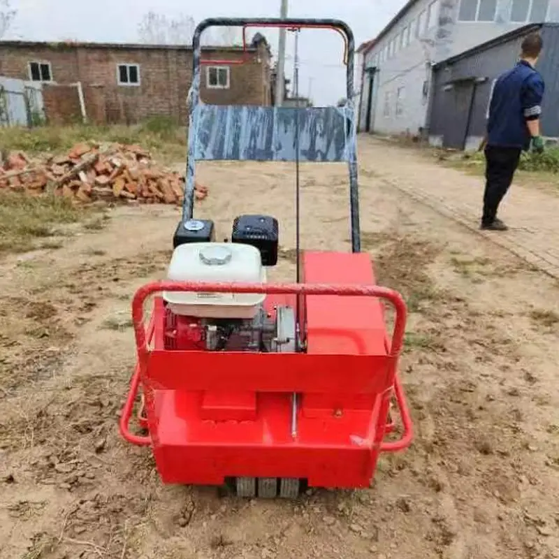 Lawn punching machine, garden maintenance, soil loosening property, hand-pushed grass root ventilation drilling machine