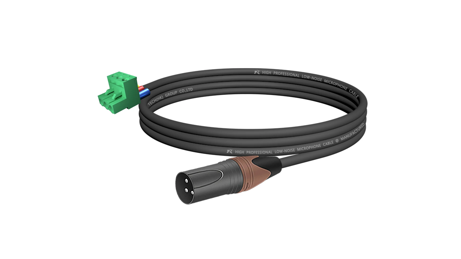 XLR to 3pin Phoenix Cable XLR 3P M/F to PHX3M NBKF/2EDG-5.08 3pin PCB Screw Terminal Block Adapter Connector Cord for Speakers