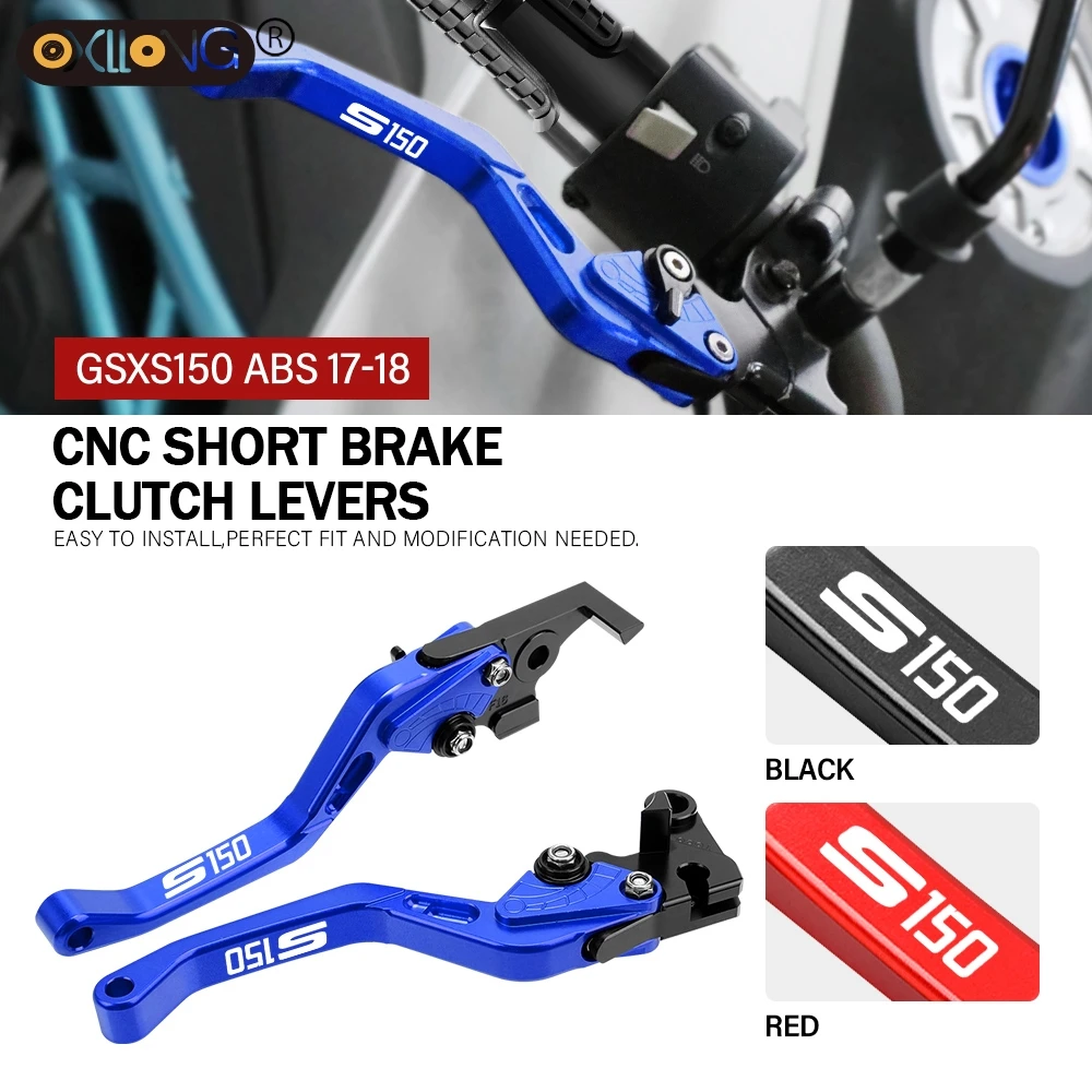 

CNC Aluminum Motorcycle Short Brake Clutch Levers Accessories Parts For SUZUKI GSXS150 ABS 2017 2018 2019 2020 2021 2022