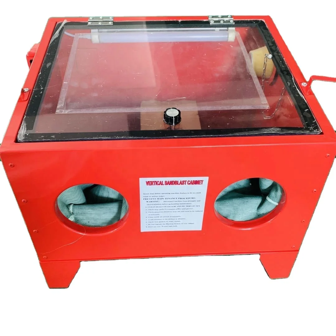 High-Pressure Sandblasting Machine Manual Stone Sandblast Cabinet with Engine Core for Burnishing High-Capacity Cleaner