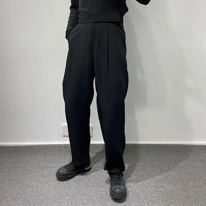 Men's Simple, Loose, Thin, Vertical Straight Pants New Fashion In Spring, Youth Korean Fashion, Versatile Casual Trousers