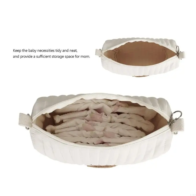 كاريكات دب مطرزة كيس تخزين حفاضات سفر حافلة واسعة خفيفة الوزن حقيبة غسل الطفل حقيبة منظم L8RB #2