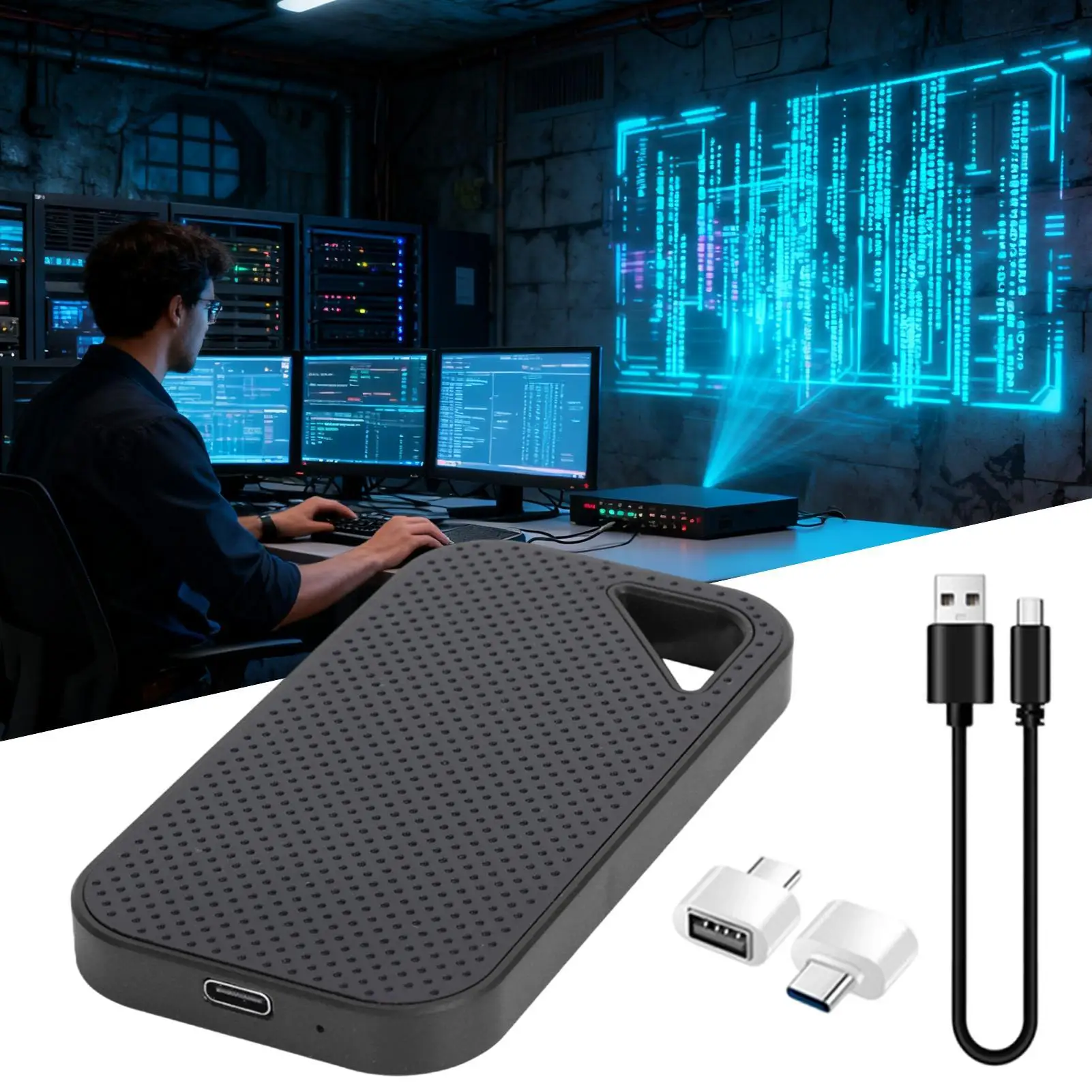 محرك الأقراص الصلبة الخارجية للكمبيوتر الشخصي 4 تيرابايت احتياطية البيانات USB3.1 محرك الأقراص الخارجية المحمولة للطلاب البالغين الهاتف المحمول لعبة الكمبيوتر المحمول