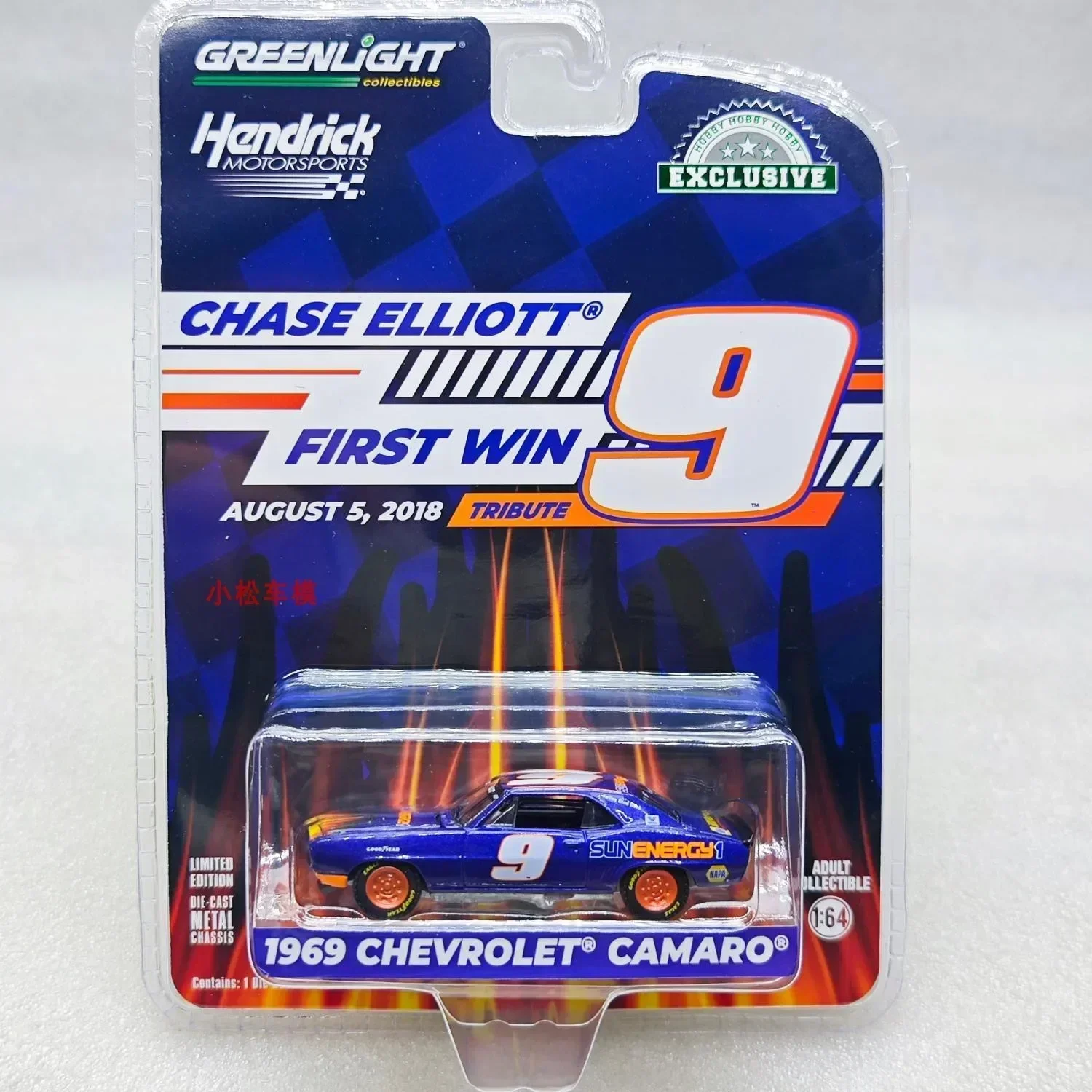 

GreenLight 1:64 1969 Chevrolet Camaro высокая имитация сплава модель автомобиля Коллекционная игрушка в подарок сувенир дисплей орнамент