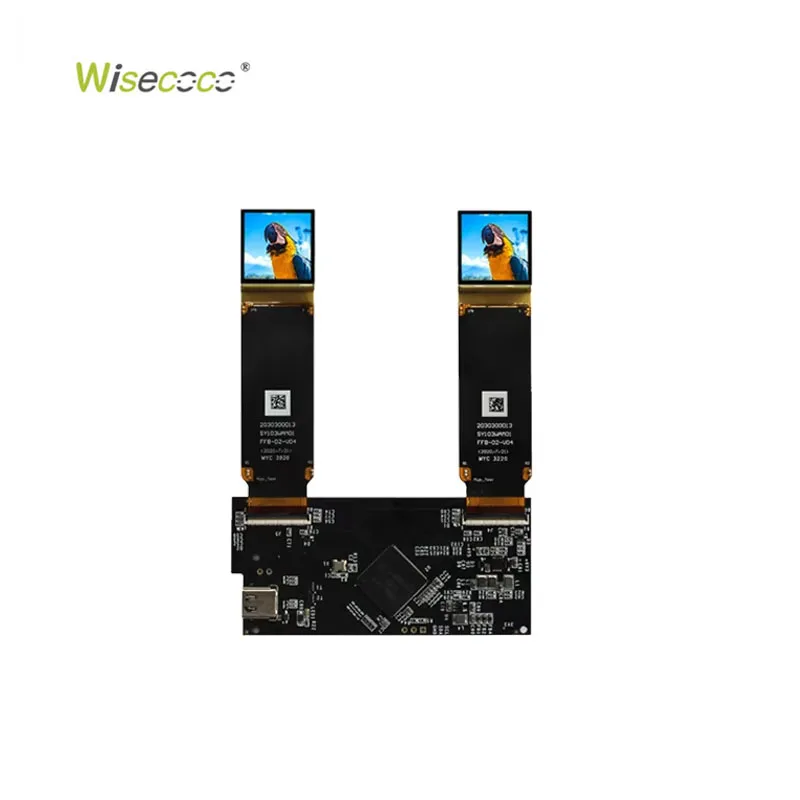 Wisecoco High Resolution 2560*2560 High Brightness 1800cd/m2 MIPI 1 Inch Oled AR VR Display Solution Lcd Screen Module