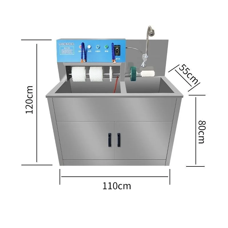 Automatic Sneaker Cleaning Equipment, Professional Shoe Washing Machine, Commercial Stainless Steel, Semi-automatic Shoe Washing