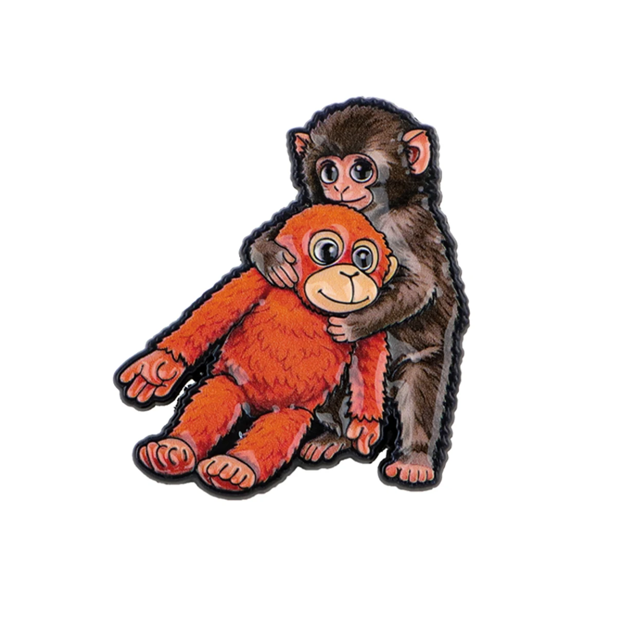 Cute Monkey Enamel Pin Cartoon Brooch Lapel Pins Badge on Backpack Clothing Accessories Fashion Jewelry Friends Gifts - view 6