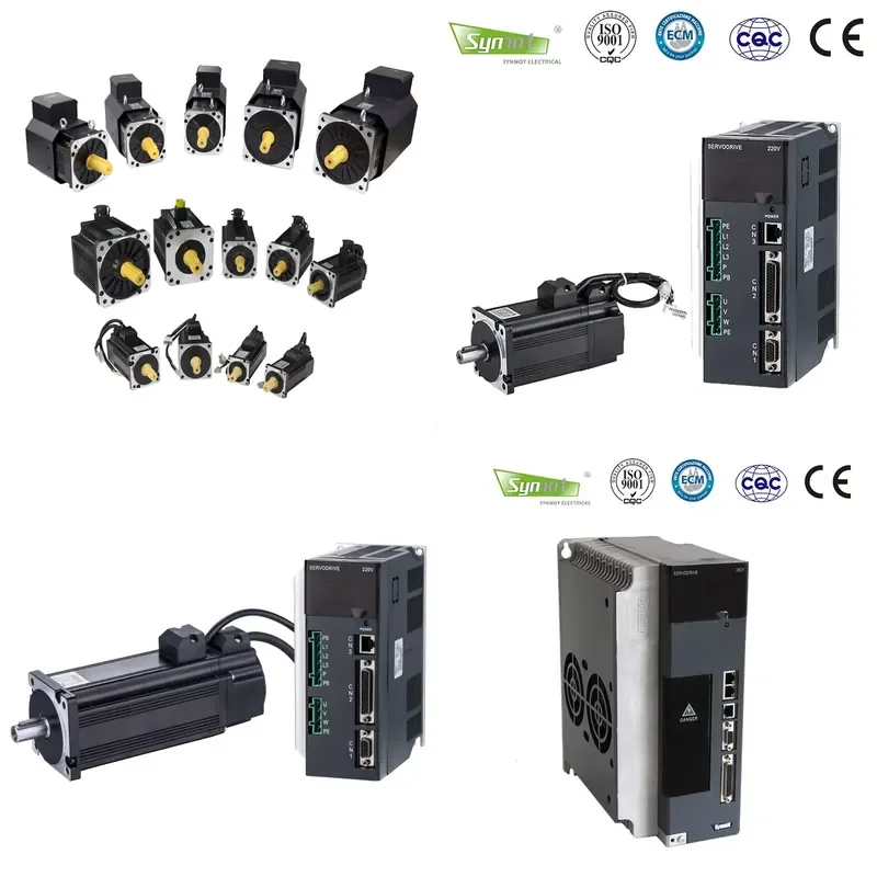 for CE Single Phase AC Brushless Servo Drive Motor 400kW IE3 Energy Efficiency 220V-480V Industrial Automation Robot