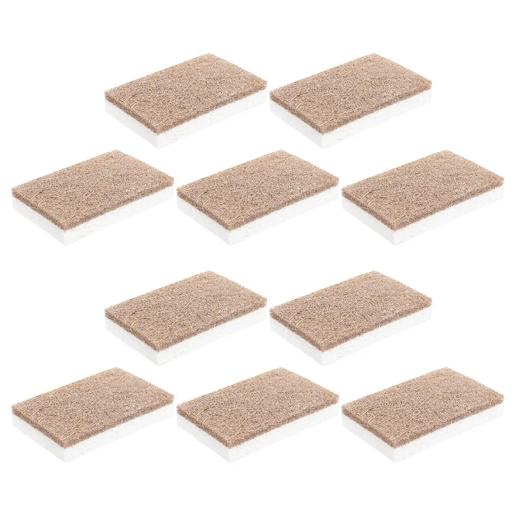

10Pcs Kitchen Dish Sponge Multi Purpose Cleaning Supplies Reusable Non Scratch Scrubber Dish Sponge Cleaning Supplies