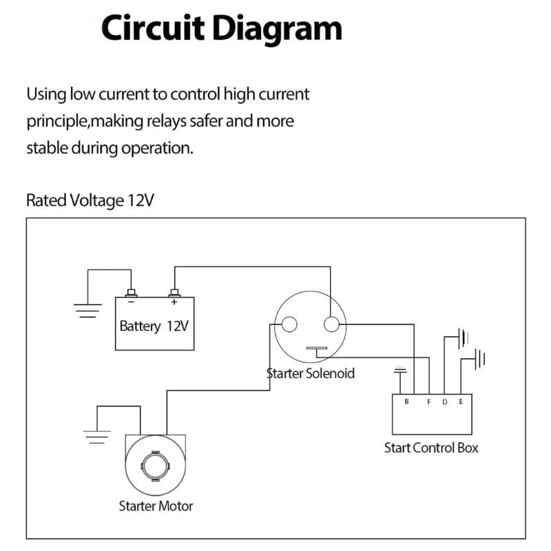 SZCH Stable Starter Relays Engine Solenoid Relays High Performances Relays for GX390
