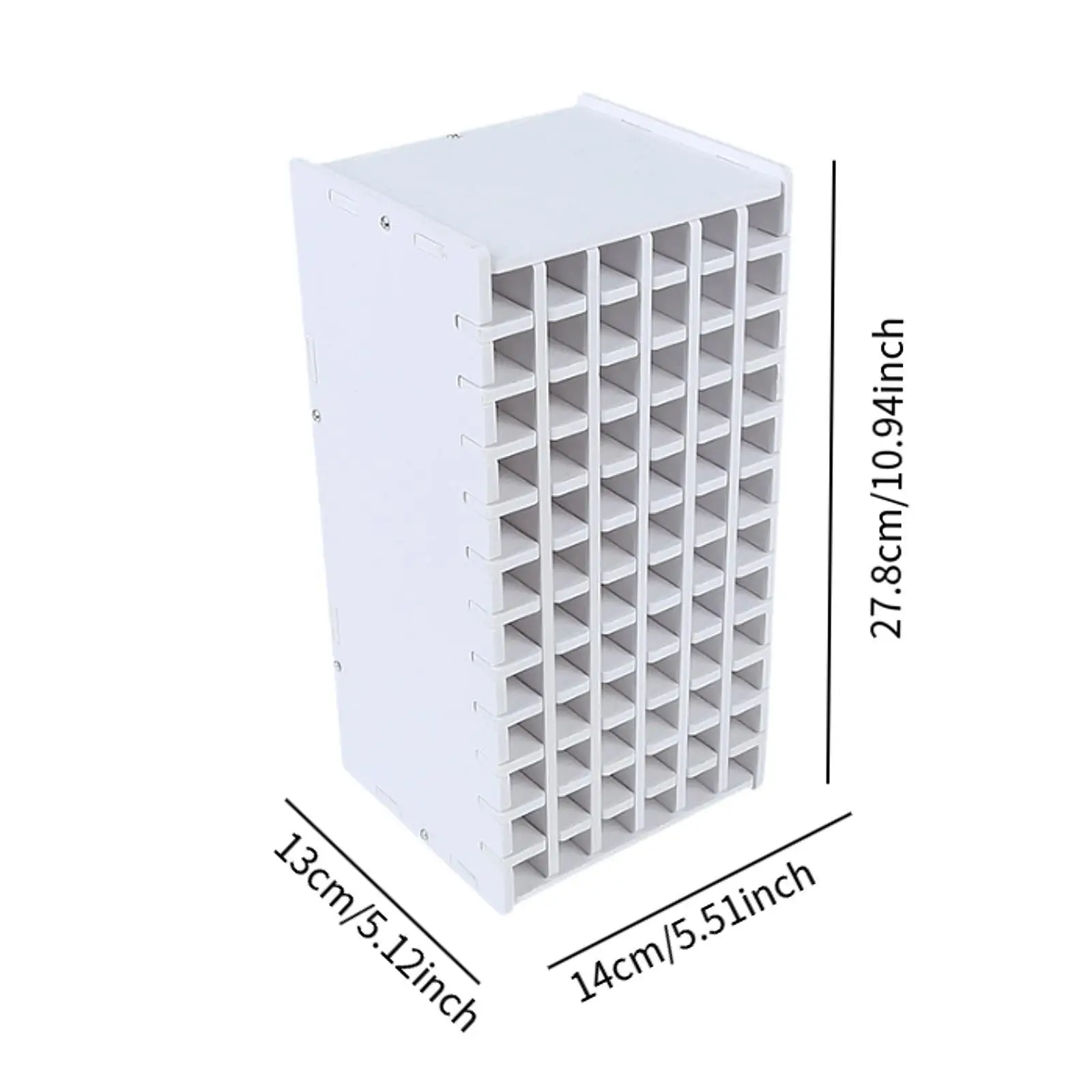 Art Marker Rack Easy Assembly with Removable Divider for Hobbyists Artists