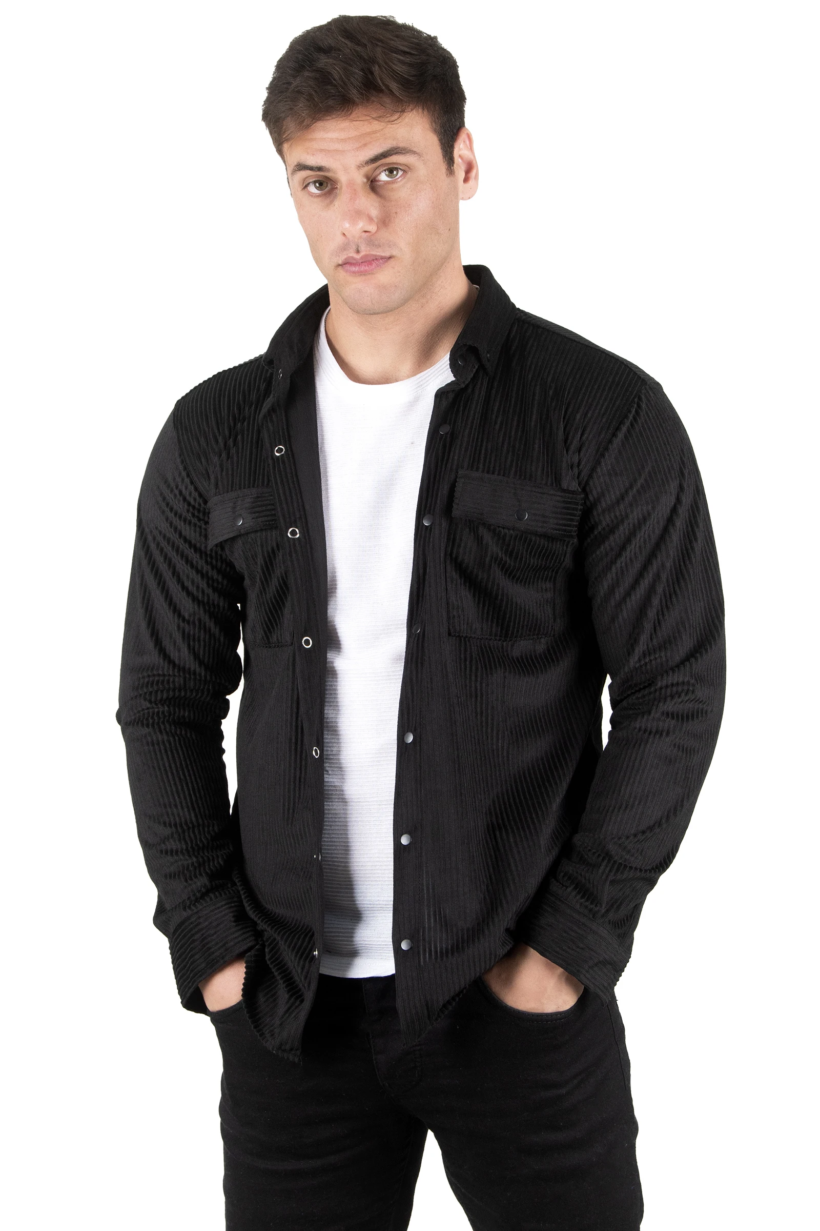 

DeepSEA Double Pocket Velvet Shirt 2302307