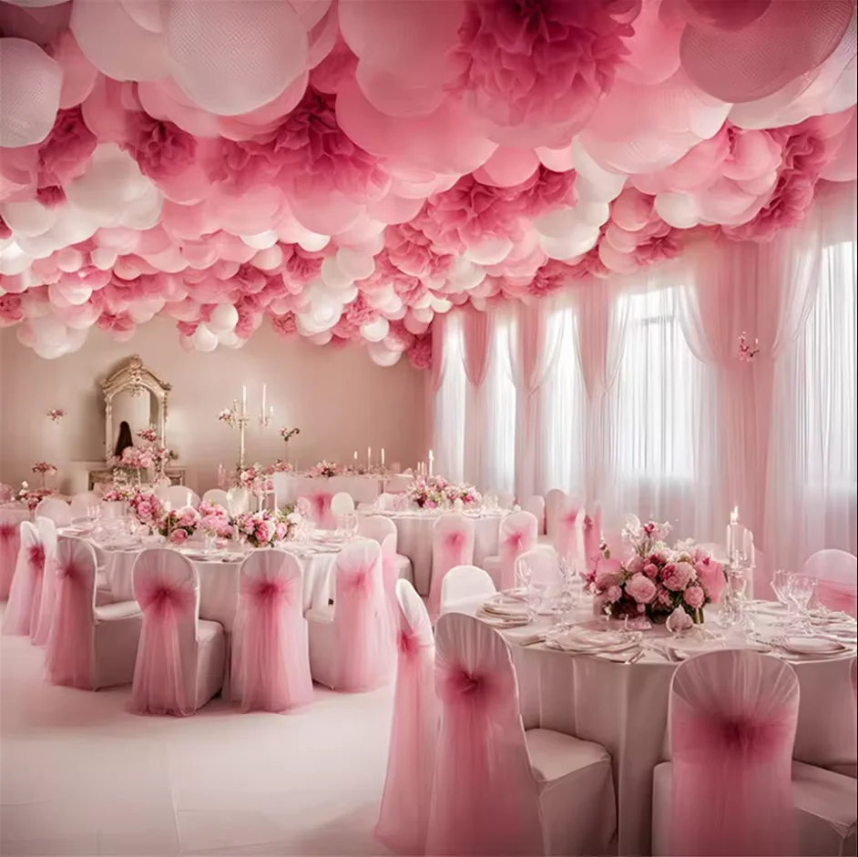 1/2/3/5/10M Wedding Tulle Backdrop Curtains,Sheer Backdrop Curtains for Birthday Party Spring Party,Photography Backdrop Decor