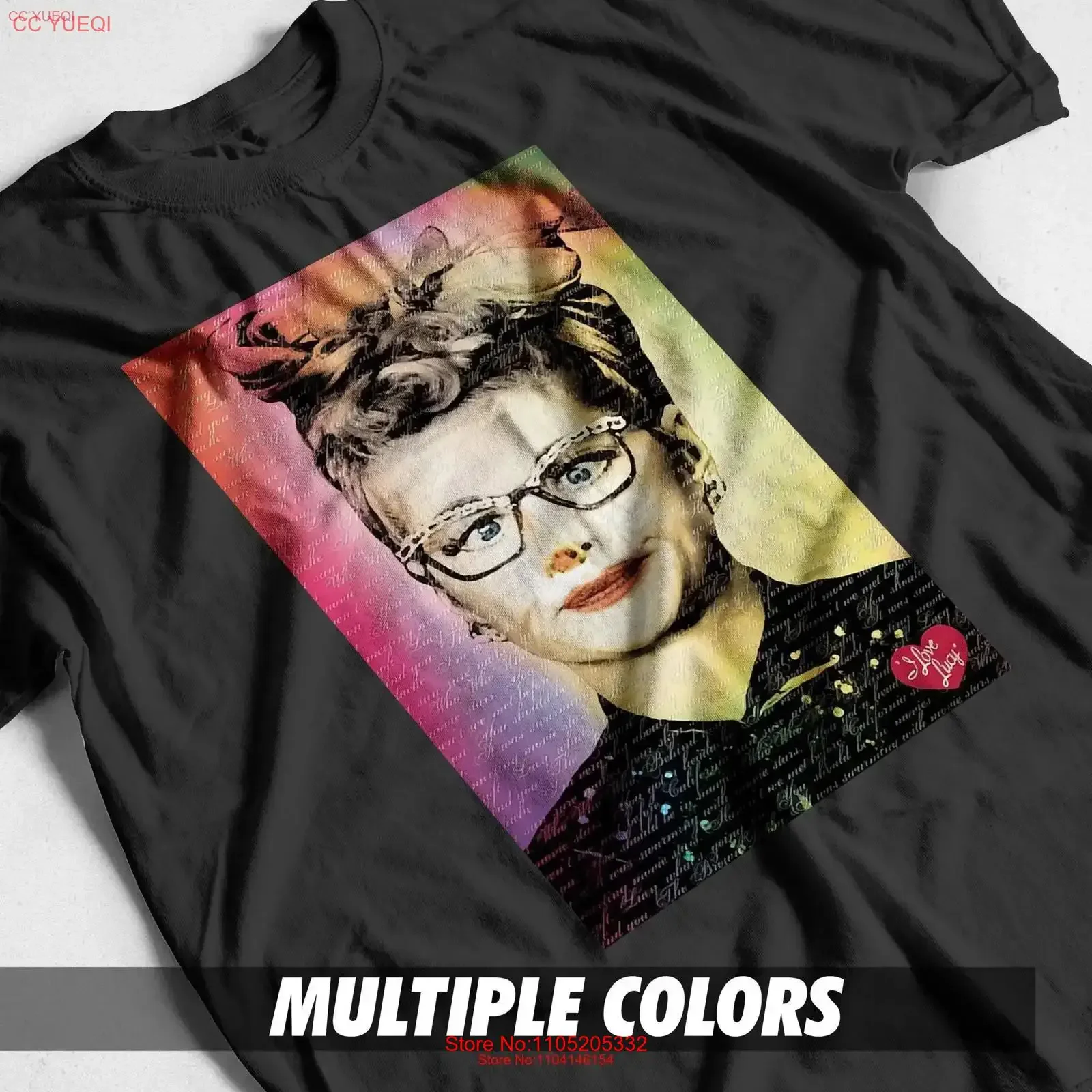 I Love Lucy Lucille Ball TV Show Comedy Sitcom T Shirt Desi Arnaz Multicolor Ricky Ricardo 100 Cotton vintage Washed Soft