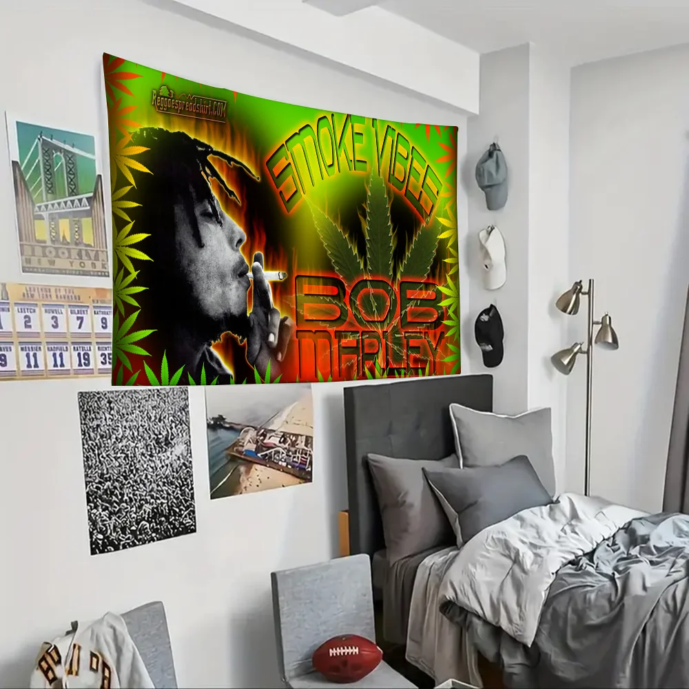 singer Bob Marley Tapestry Decoration party Background Hanging Cloth Bedroom Tapestry Room Decor Aesthetic