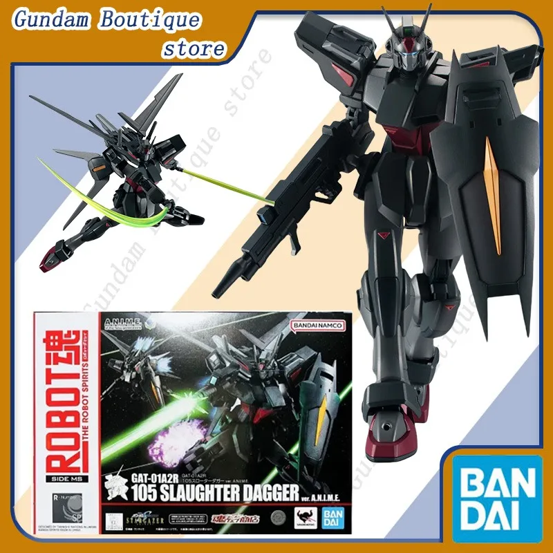 Bandai Genuine THE ROBOT SPIRITS GAT-01A2R 105 SLAUGHTER DAGGER Gundam Anime Action Figure Finished Product Model Toy Gift Kids