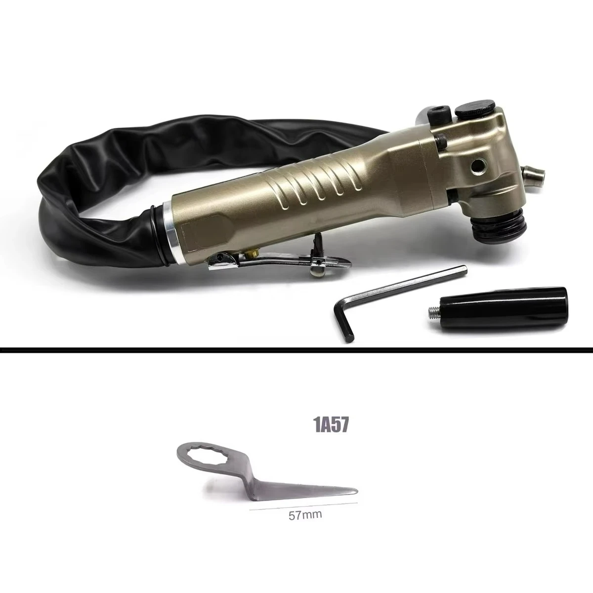 

Air Windshield Knife Pneumatic Windshield Remover for Auto Glass Glue Window Seal Cutter Car Windshield Windscreen Removal Tool