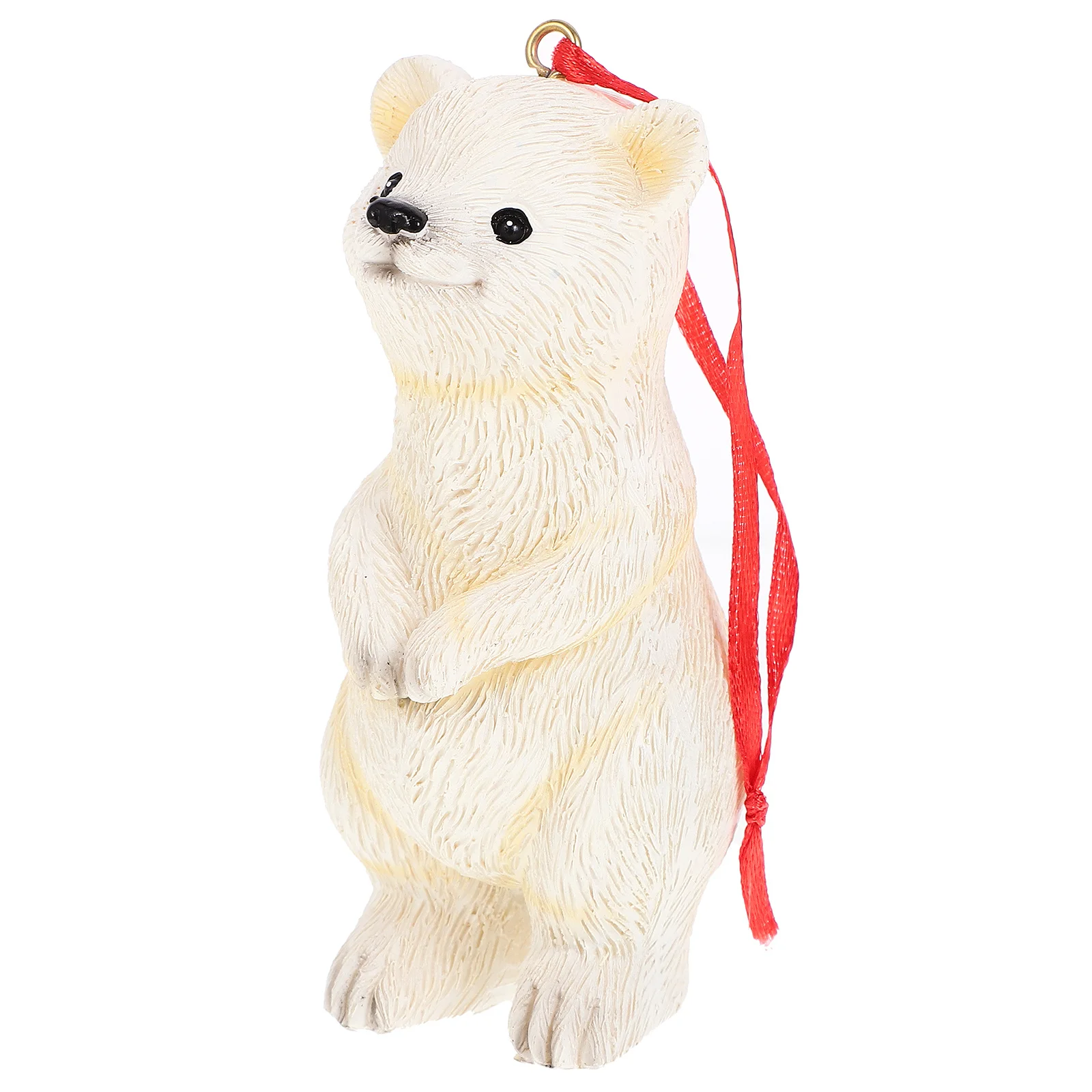 

Delicate Resin Bear Hanging Pendant Adorable Garden Decor Ornament for Indoor Outdoor Yard Bear Figure Courtyard Supply