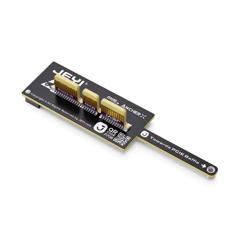 

JEYI Dragonfly X1 Pcie X1 To Nvme M.2 Adapter Card 2280 SSD Expansion Low-Profile Non-Blocking Graphics Card