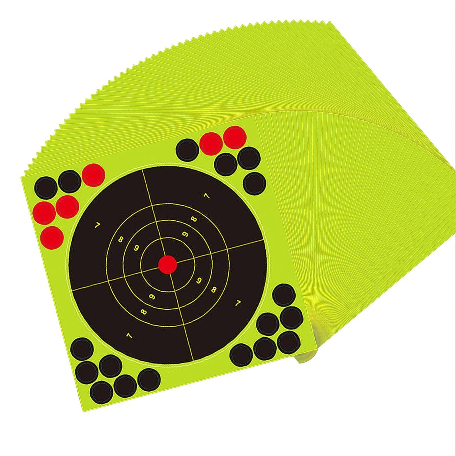25/50Pcs 8 Inch Round Target Stickers, Self-Adhesive Target Dots for Hobby Practice