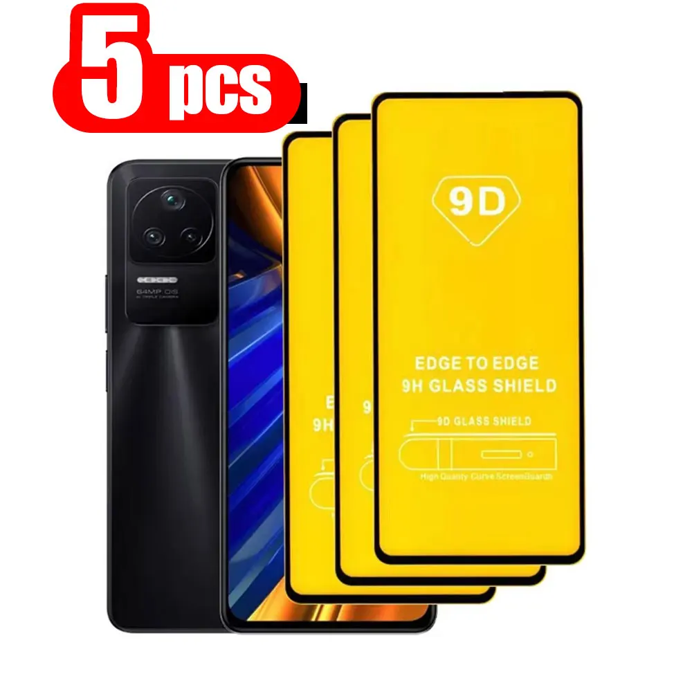 1-5PCS 9D Screen Protector For Samsung S25 Ultra S24 Ultra S23 S21 S20 FE S21 Plus S25 FE S23 Plus Tempered Glass Anti-Scratch