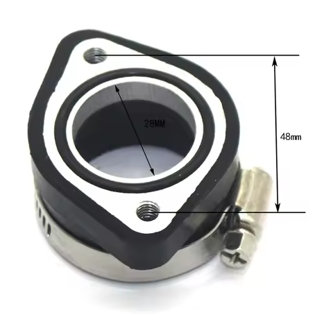 Carb Flange Intake Adapter Manifold Boot 28mm 35mm Works for Mikuni Keihin OKO KOSO Carburetor